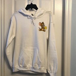 New Gildan Pullover Hoodie Tom & Jerry Graphic